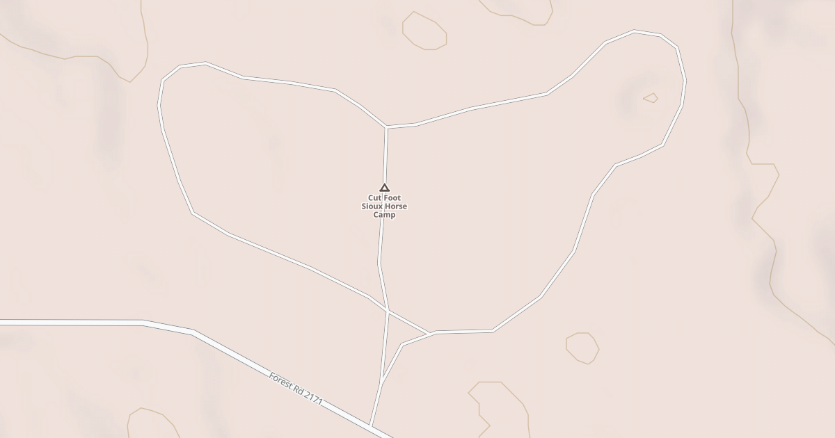 Map preview of CUT FOOT SIOUX HORSE CAMP