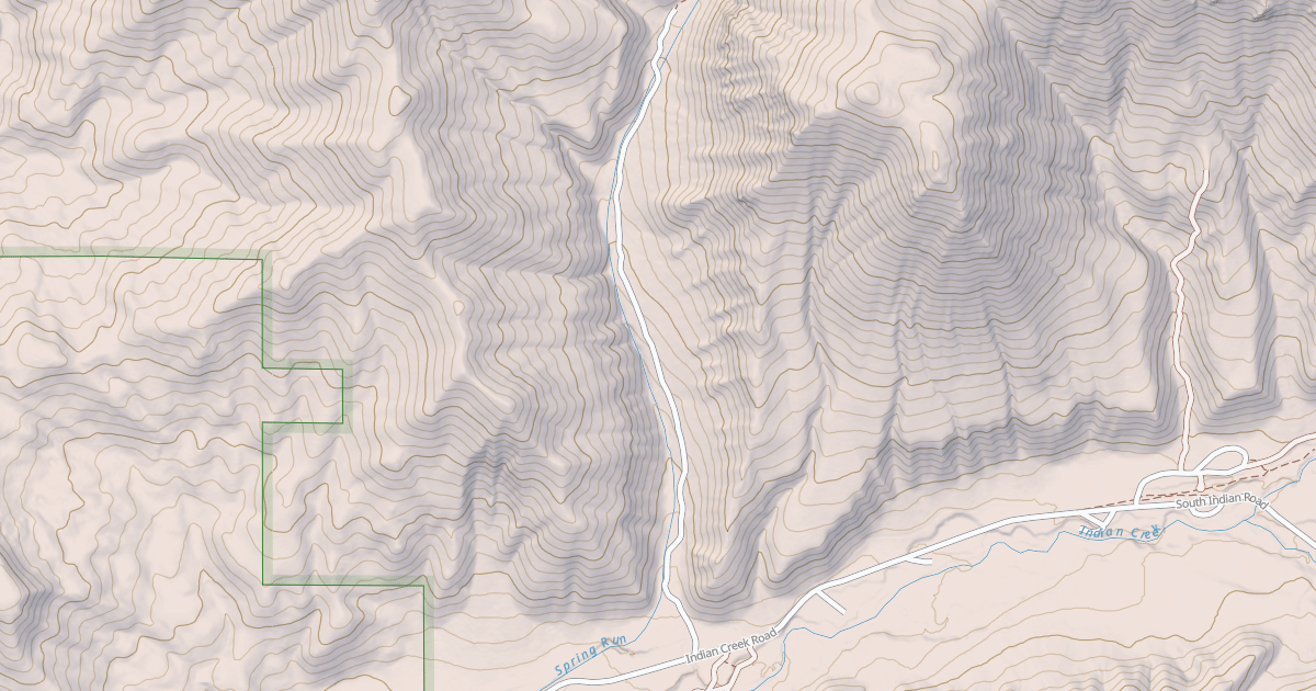Map preview of SPRING RUN