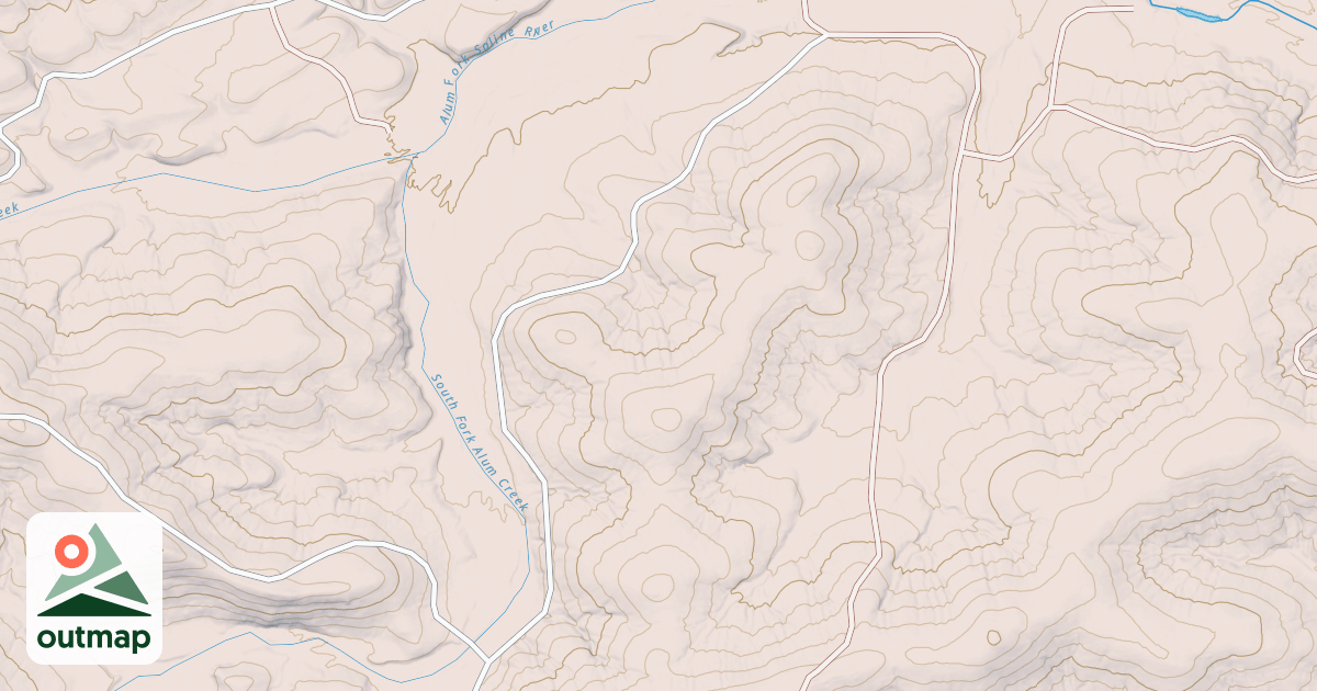 Map of ALUM BRANCH