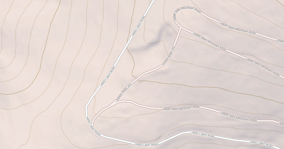Map preview of USFS National Forest System Roads {2FBFF757-AE26-4798-AB0C-D378AC2BD460}