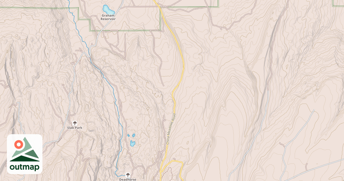 Map of CHINA MEADOWS-40072