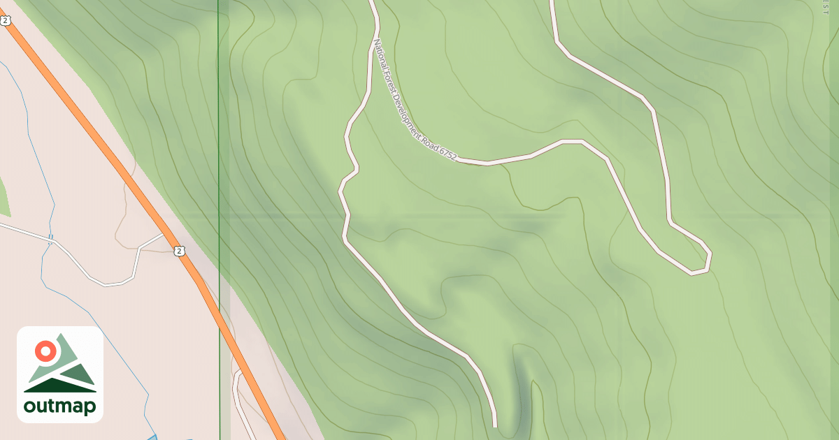 Map of COYOTE SPRING CR A