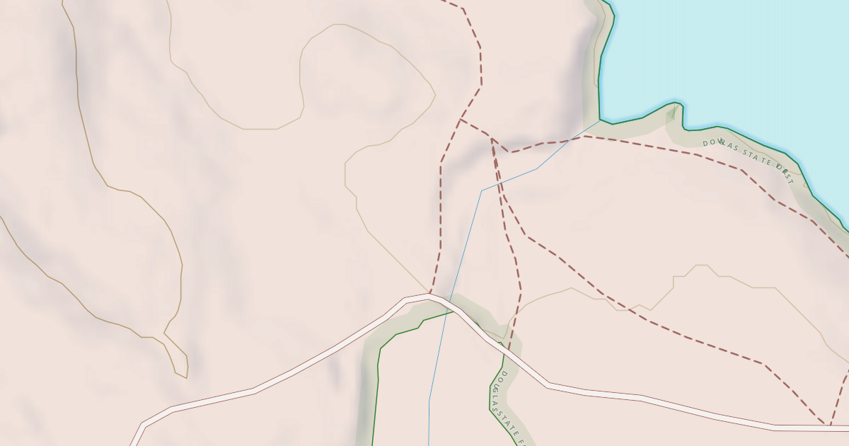 Map preview of Reservoir Trail