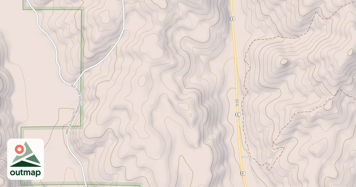 Map of BLAKES RIDGE-2