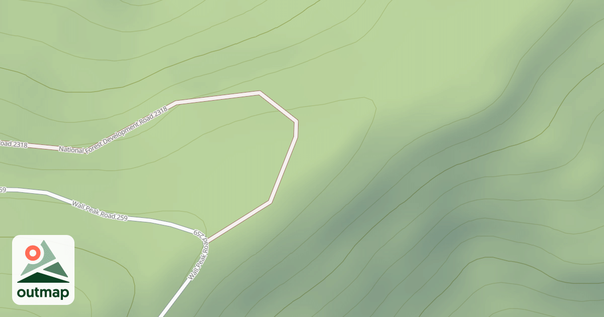 Map of USFS Motor Vehicle Use Map Trails 8111