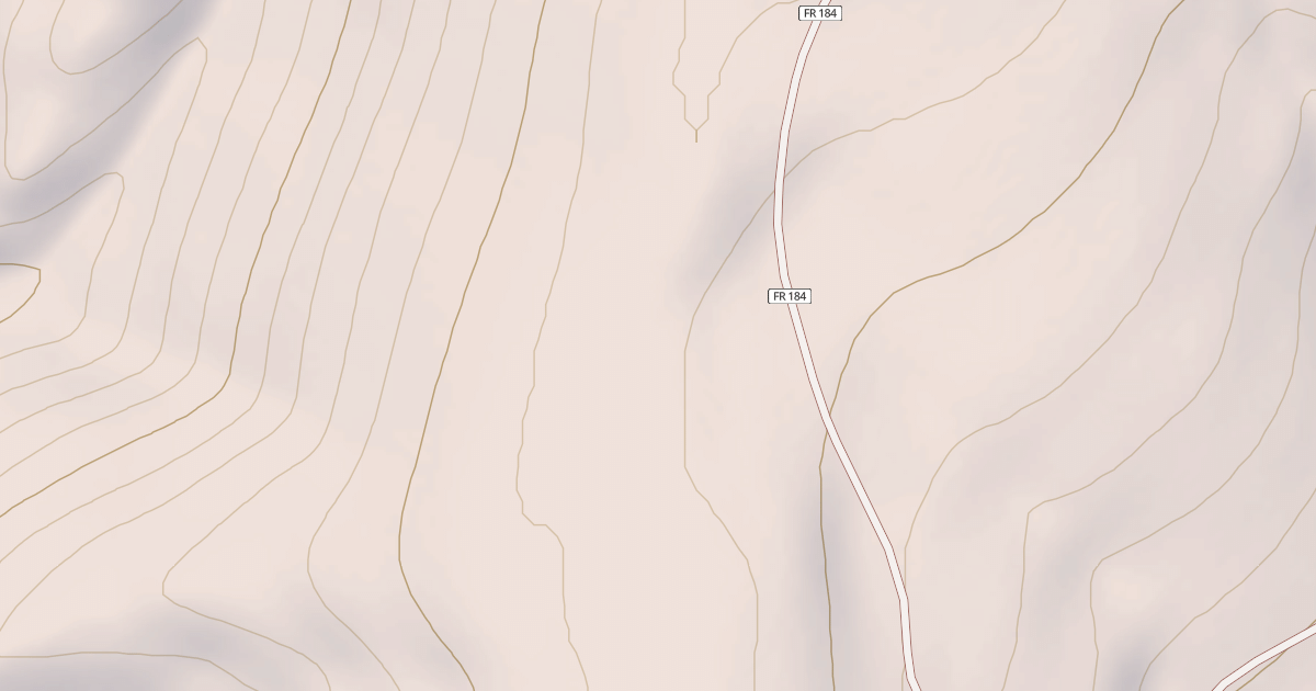 Map preview of LEFT FK. BOULDER CR SPUR B