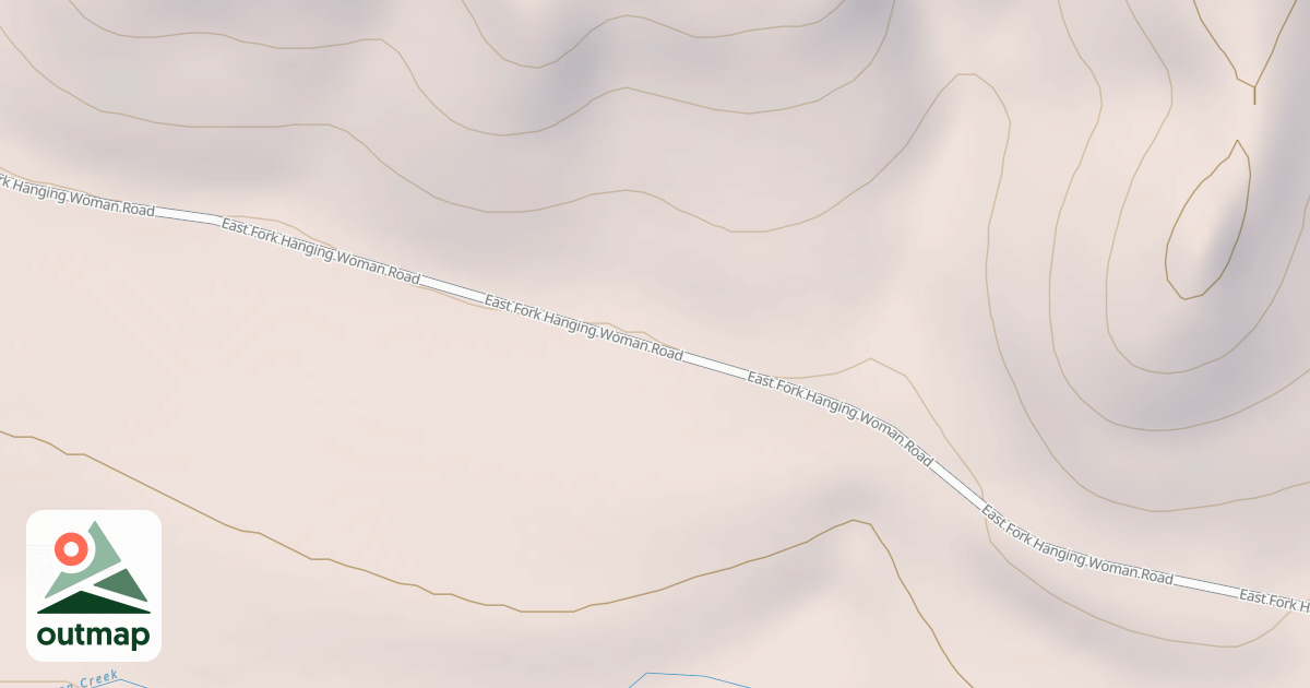 Map of COW CREEK