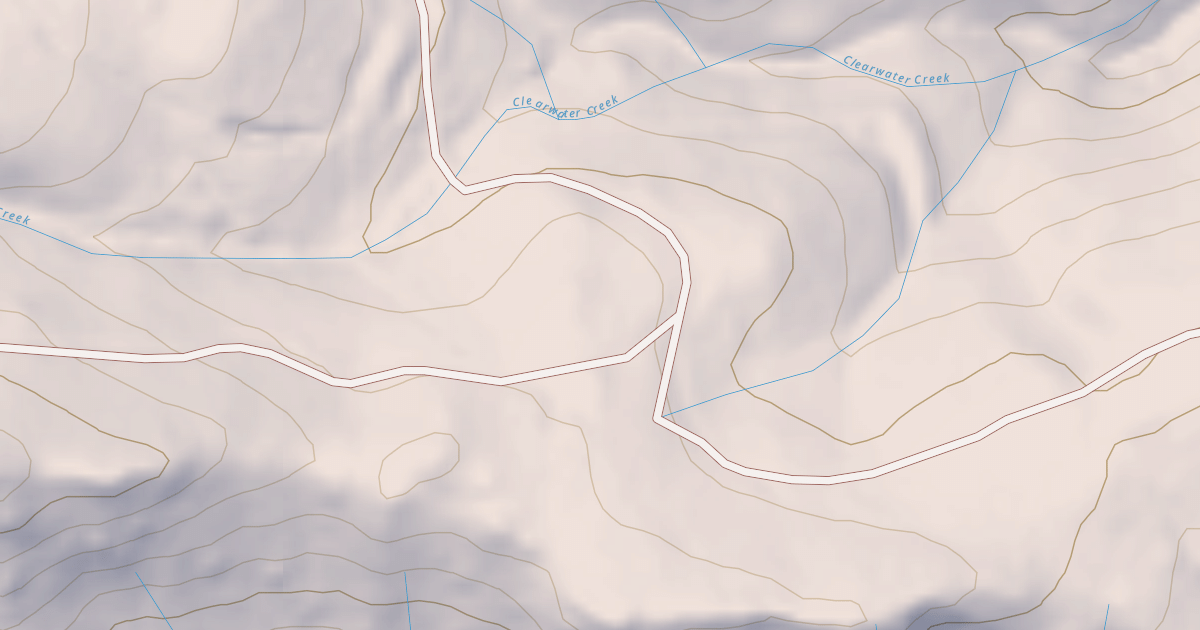 Map preview of CLEARWATER CREEK T1