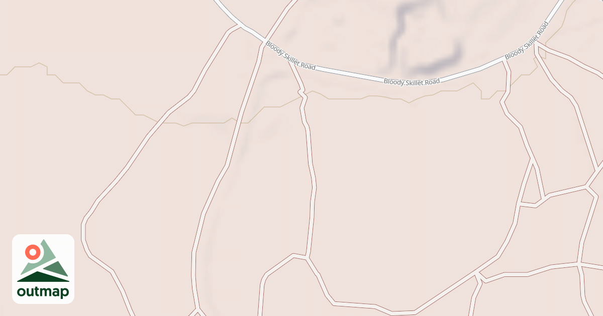 Map of Bloody Skillet ATV Trail