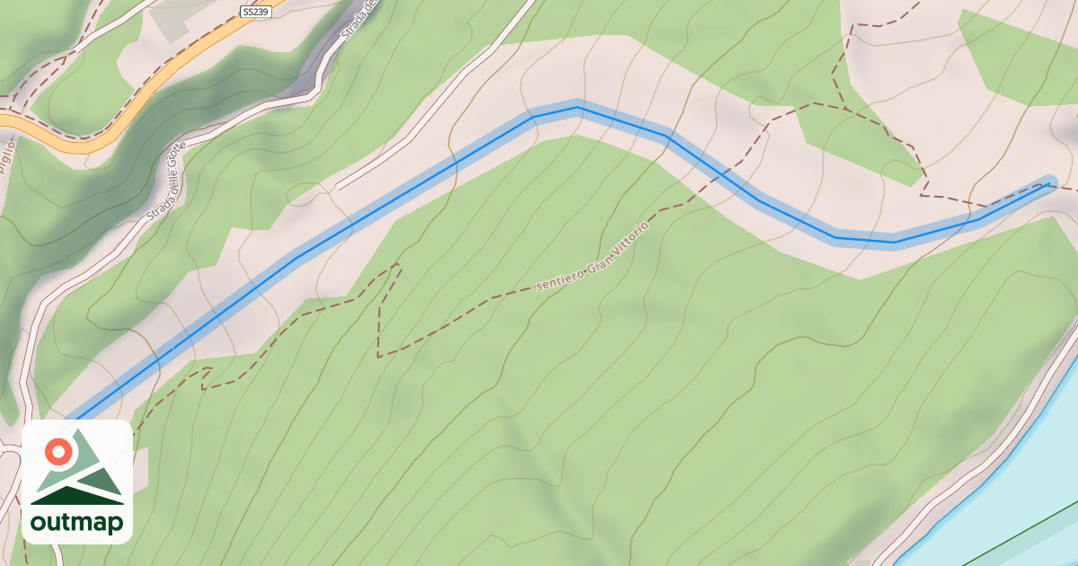 Map of (73) Spinale diretta