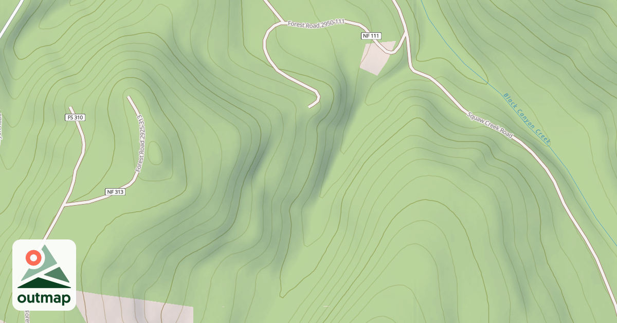 Map of BANJO T.S.