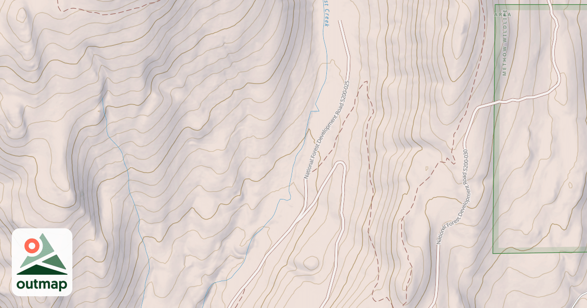 Map of FIRST CREEK
