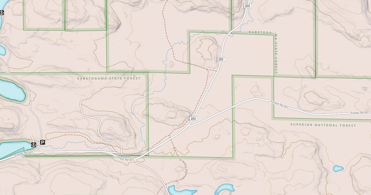 Map preview of David Dill-Arrowhead State Trail