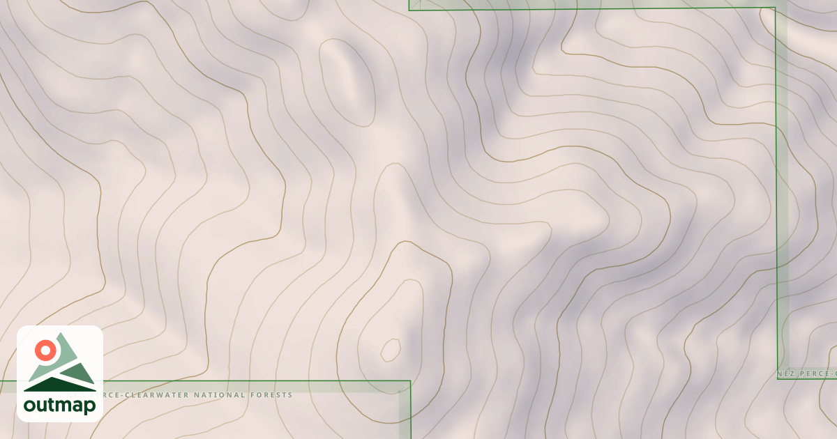 Map of PALOUSE OHV - GREENHORN CONN 2
