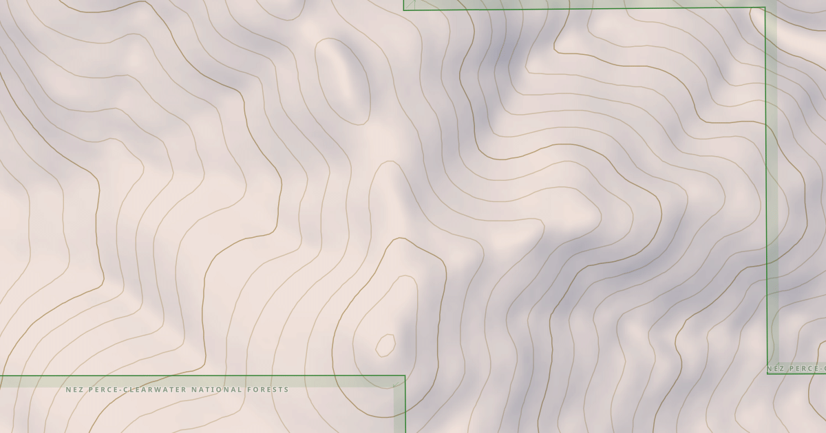 Map preview of PALOUSE OHV - GREENHORN CONN 2