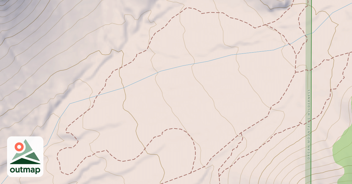 Map of Bar Canyon Trail