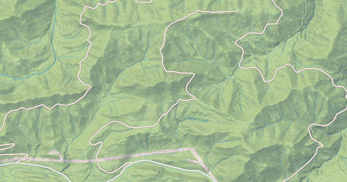 Map preview of USFS National Forest System Roads {D3657164-E20A-4FBC-A644-D5DCF4521C86}