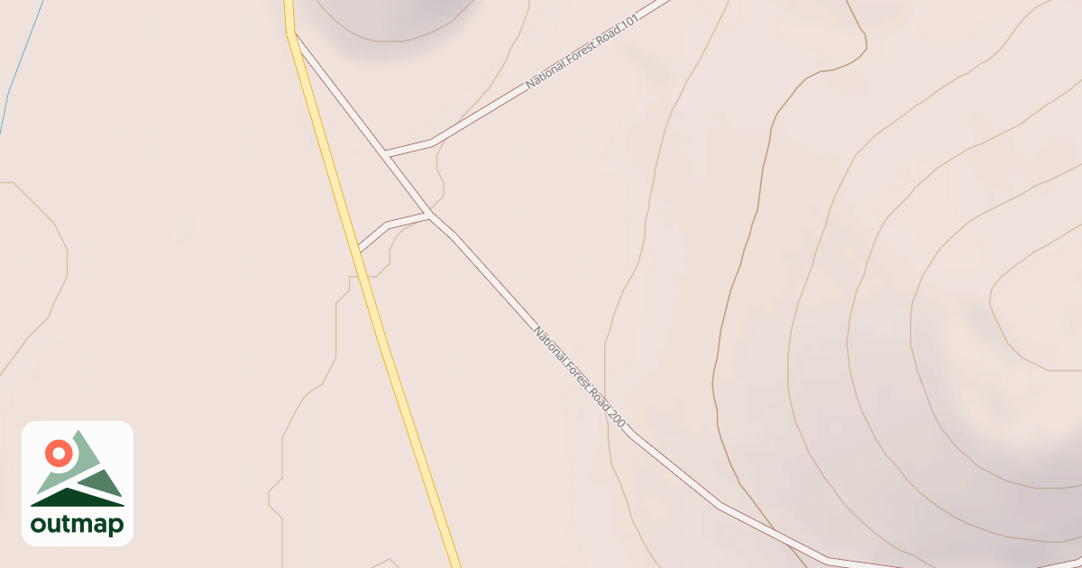 Map of USFS Motor Vehicle Use Map Roads {4AC5E8B7-E1FD-4A59-94B8-BC919374A5AC}