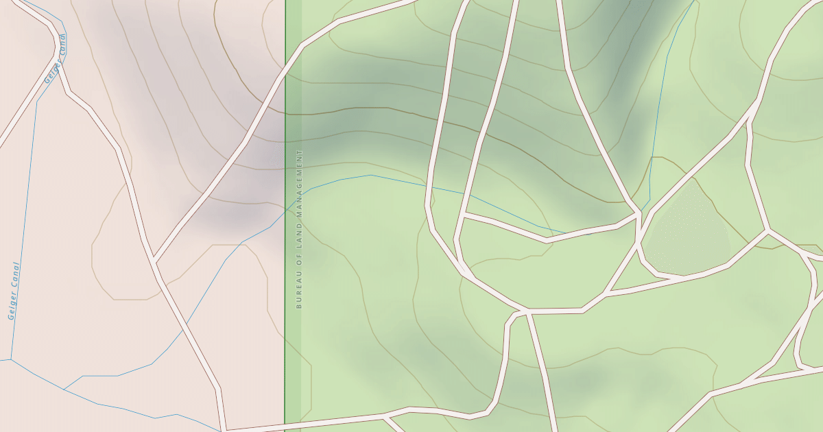 Map preview of BLM National GTLF Public Motorized Roads 6e858b50-59b4-4e2b-874c-d14a38ec2b02