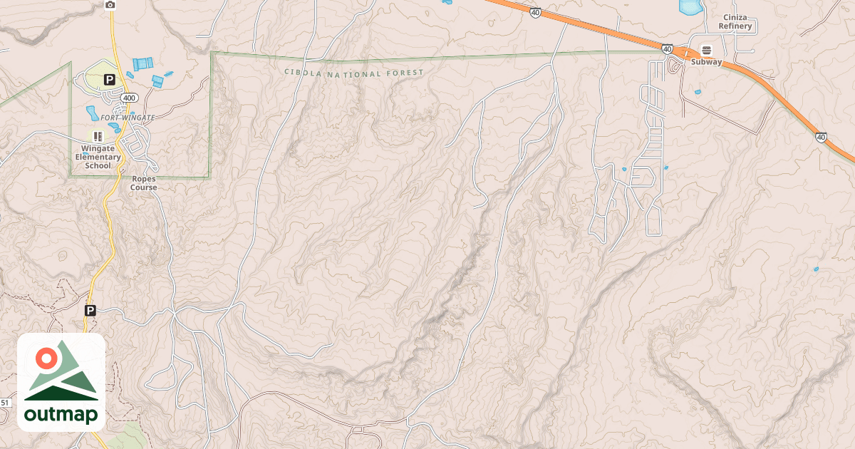 Map of SIX MILE CANYON