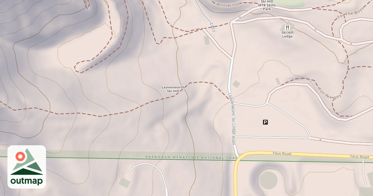Map of Tubing Hill
