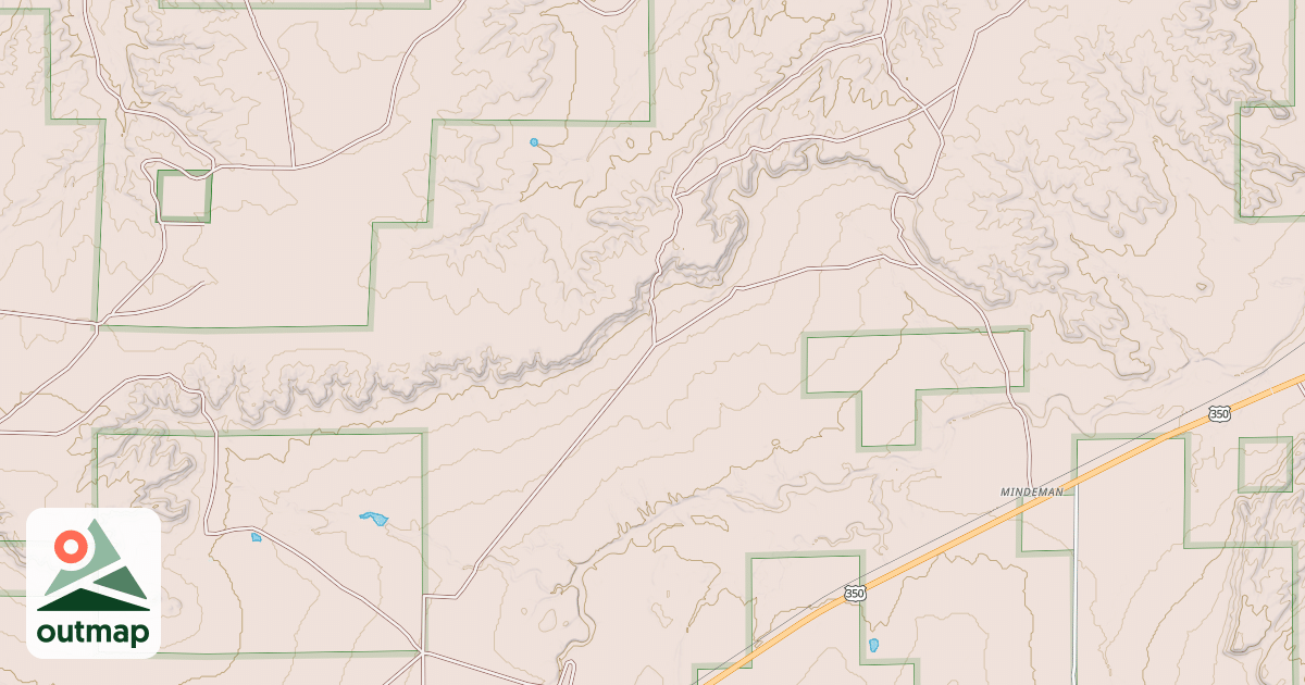 Map of NORTH IRON SPRING C
