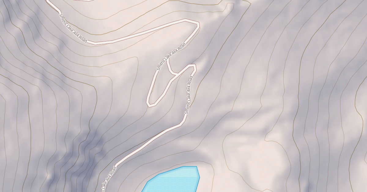 Map preview of SMITH LAKE 4X4