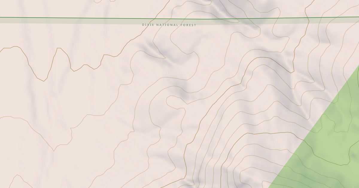 Map preview of USFS National Forest System Roads {8AC7BABF-B155-4722-8530-97F4AAA38AC7}