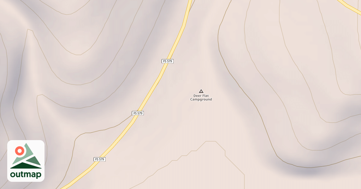 Map of DEER FLAT CAMPGROUND