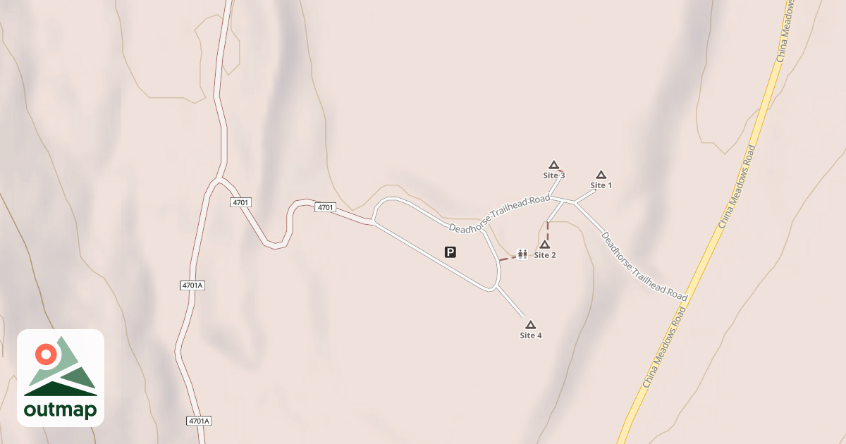 Map of DEADHORSE T.H