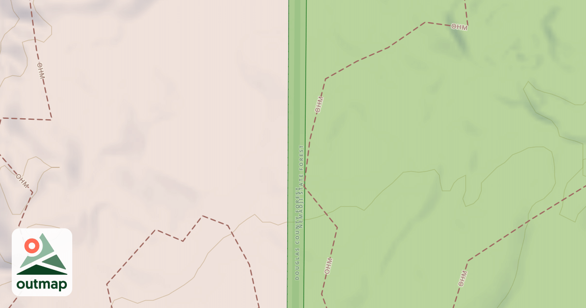 Map of Straight Arrows Trail