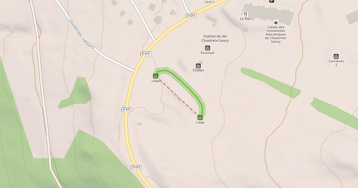 Map preview of Les Cabris