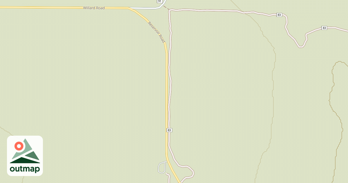 Map of Millican Plateau Tr 83
