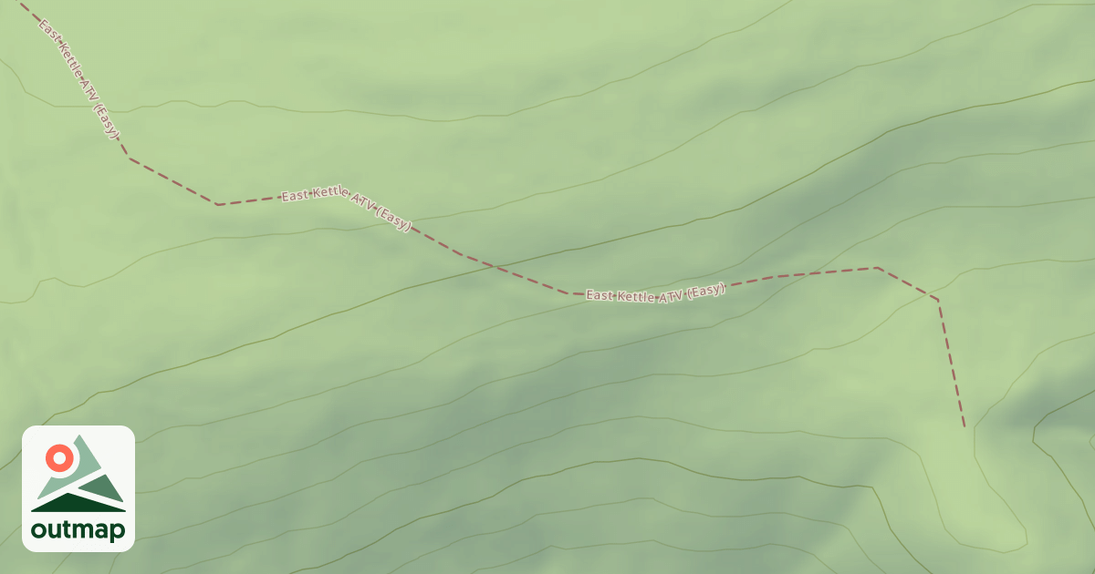Map of East Kettle ATV Trail System