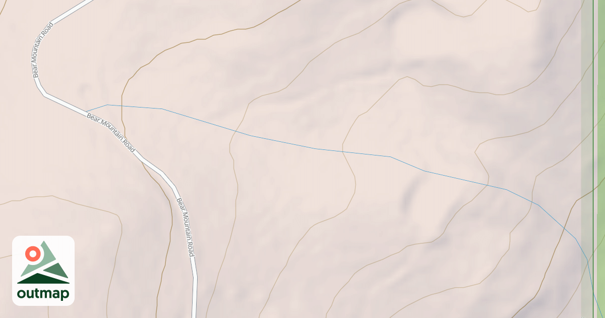 Map of BEAR MTN BEAR EA