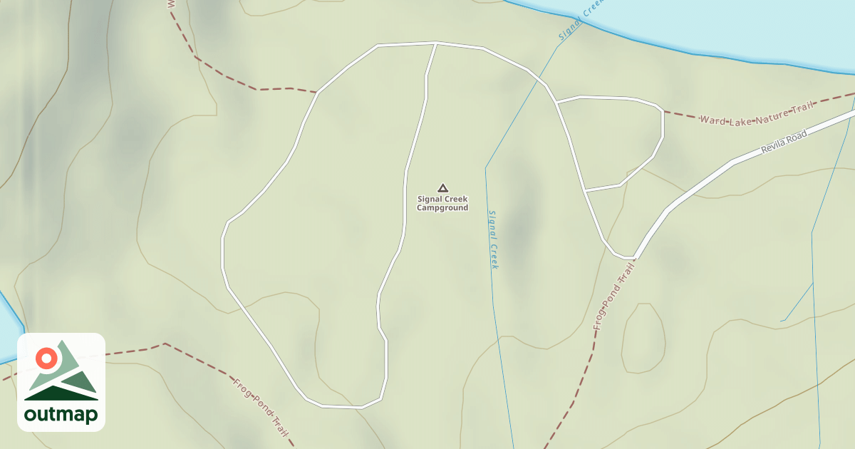 Map of SIGNAL CREEK CAMPGROUND