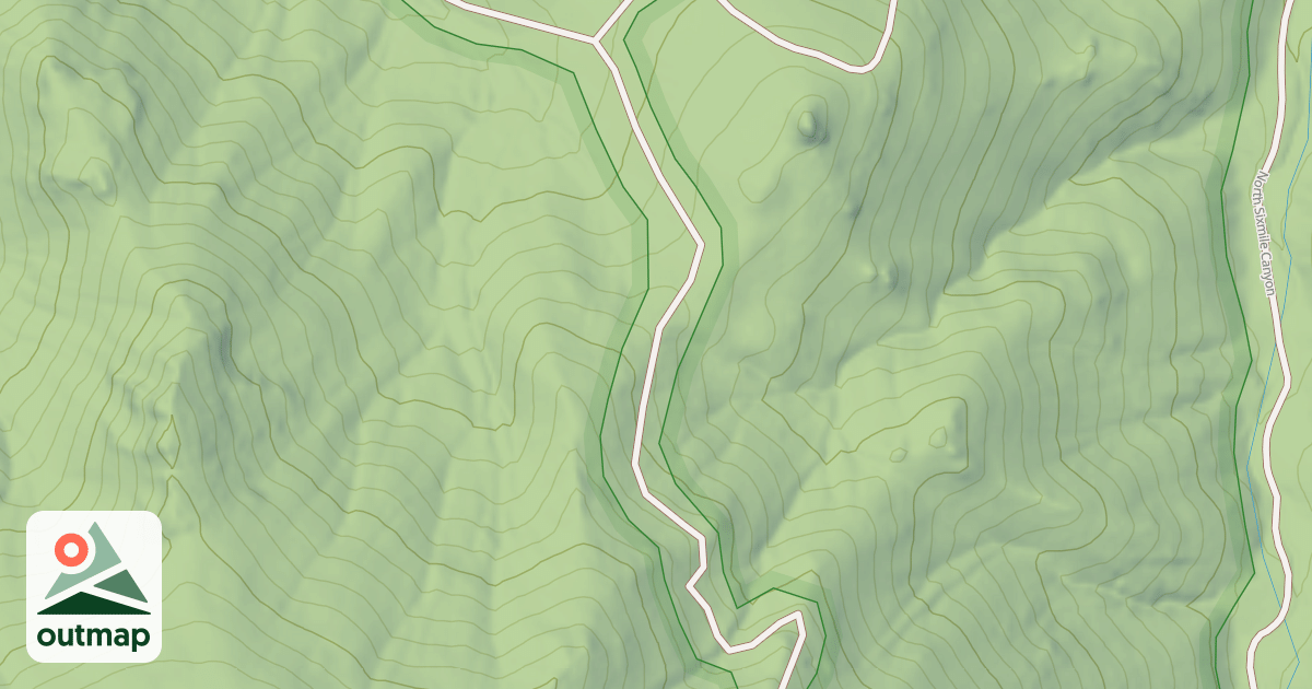 Map of MINE SHAFT ROAD