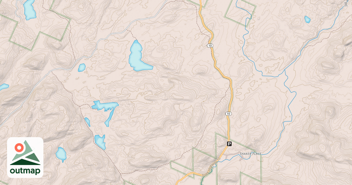 Map of Wagoners Loop