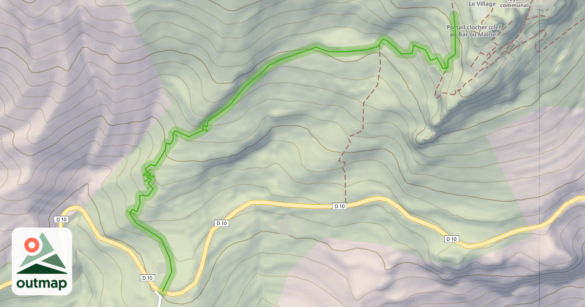 Map of Chemin de Font Testaye