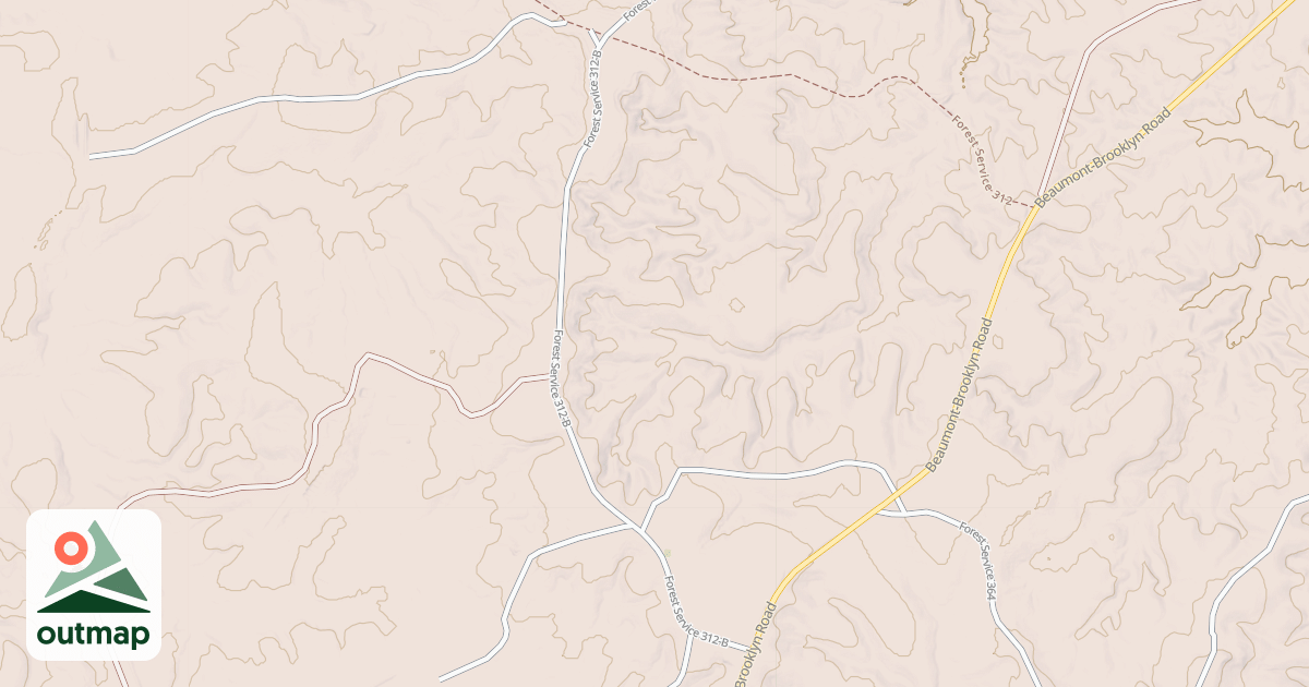Map of USFS Motor Vehicle Use Map Roads {0FEDFCB0-D205-45E9-A8A4-35B310854E32}