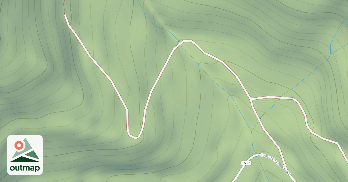 Map of USFS Motor Vehicle Use Map Roads {CDF3006A-590A-440F-9D30-73A5E64F3A65}