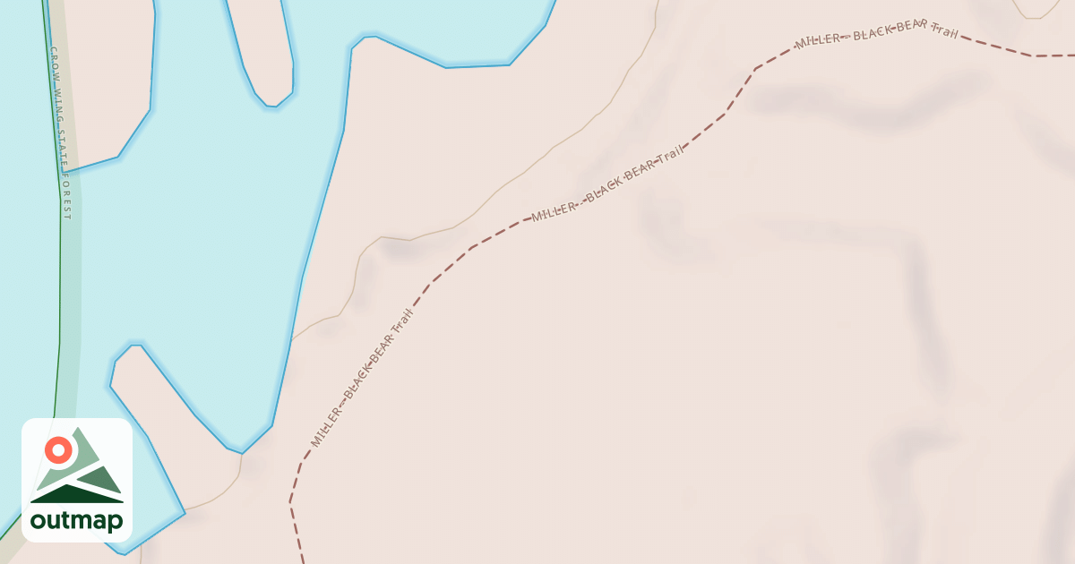 Map of Miller-Black Bear Trail