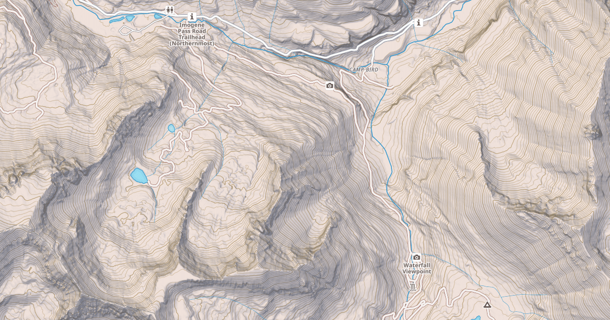 Map preview of IMOGENE PASS
