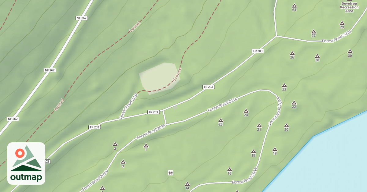 Map of DEWDROP - H