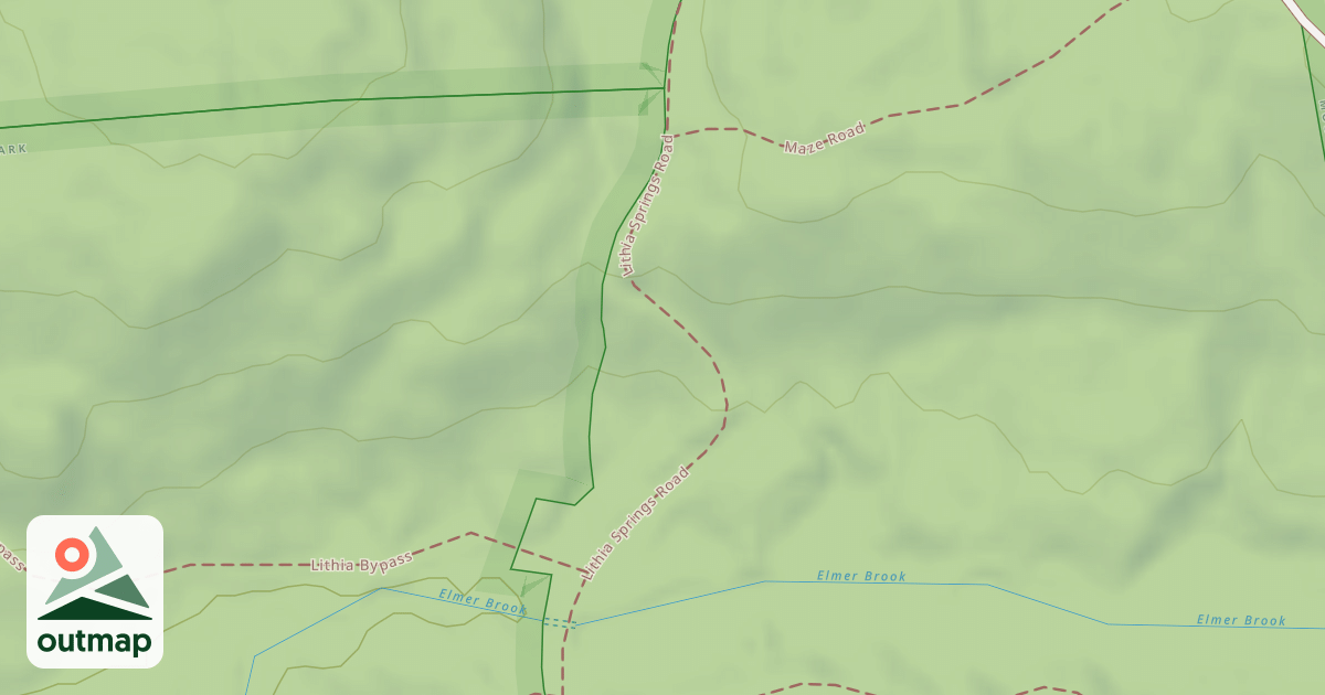 Map of Lithia Springs Road