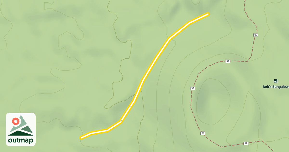 Map of Lower Devecka's Dive