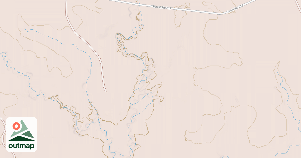 Map of Claiborne North