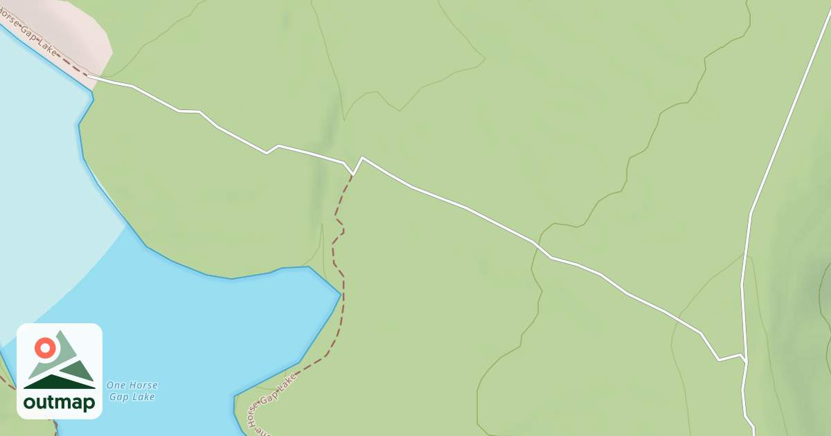 Map of ONE HORSE GAP DAM