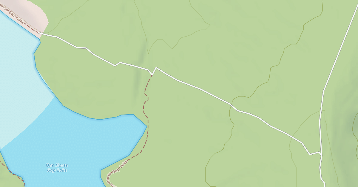 Map preview of ONE HORSE GAP DAM