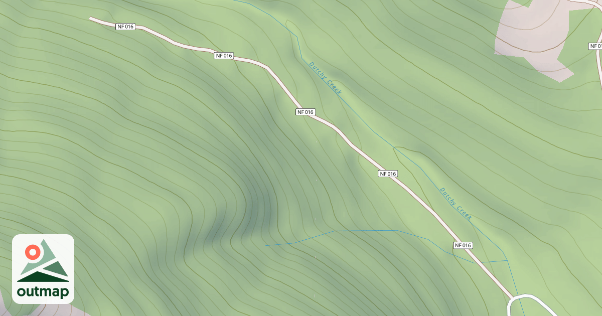 Map of DUTCHY CREEK